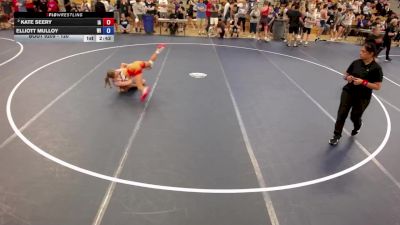 120 lbs Champ. Round 1 - Kate Seery, IA vs Elliott Mulloy, WI