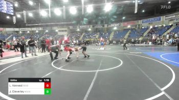 132 lbs Round Of 32 - Logan Vannest, Bear Cave WC vs Jared Cleverley, Mountain Range Wrestling