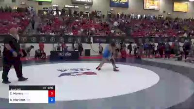 57 kg Cons Semis - Carolina Moreno, Arizona vs Amanda Martinez, Titan Mercury Wrestling Club