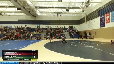 63 lbs Semifinal - Riddic Bunn, Victory Wrestling-Central WA vs Reese Brown, Prometheus Wrestling Club