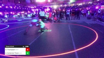 102 lbs Consi Of 8 #1 - Gunner Thompson, Western Nebraska Elite vs Angel Gutierrez Thomas, Independent