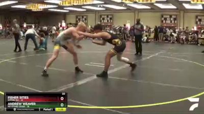 180 lbs Semis & 1st Wrestleback (8 Team) - Fisher Sities, Empire WA vs ANDREW WEAVER, Keystone Crush