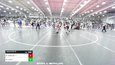 106 lbs Consi Of 64 #1 - Ryan Dietrick, TN vs Albert Lula, NY