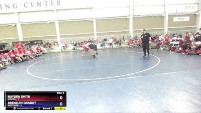 285 lbs Placement Matches (16 Team) - Hayden Smith, Indiana vs Brendan Grabot, Wisconsin