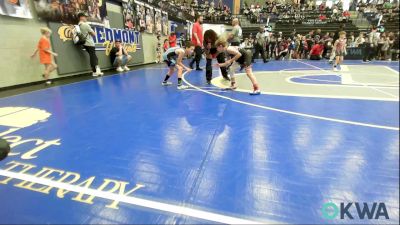 70 lbs Consi Of 8 #2 - Wesley Barnes, F-5 Grappling vs William Moore-Woods, Division Bell Wrestling