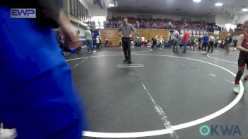 49 lbs Consolation - Brylen Buckner, Weatherford Youth Wrestling vs Shepherd Hardin, Team Guthrie Wrestling