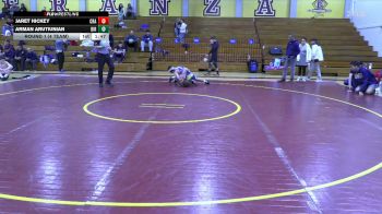 144 lbs Round 1 (4 Team) - Arman Arutiunian, Birmingham vs Jaret Hickey, Crater