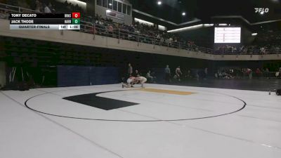 135 lbs Quarterfinal - Tony DeCato, Winchester vs Jack Thode, Harrington