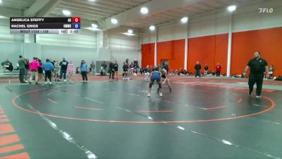 138 lbs Cons. Round 2 - Rachel Grigs, University Of Michigan WC vs Angelica Steffy, Adrian