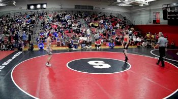 121 lbs Champ. Round 2 - Steven Keister, Meyersdale Area Hs vs Kayden Braun, Freedom Area Hs