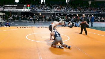 5A 157 lbs Quarterfinal - Bryce Palmer, Comal Smithson Valley vs Blake Brigance, Frisco Wakeland