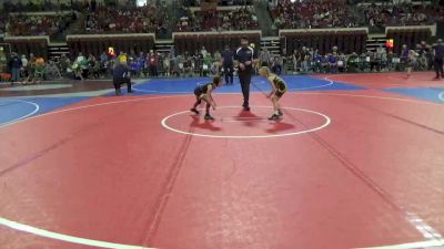 50 lbs Cons. Round 2 - Kadence Neva, CJI Hawks vs Brookelyn Cline, Pioneer Wrestling Club