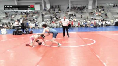 145 lbs Rr Rnd 2 - AJ Kroft, Buffalo Valley Blue - HSB vs Rick Delorenzo, Shore Thing Surf - HSB
