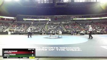 132 lbs Semifinal - Jake Hockaday, Brownsburg vs Keith Parker, Ben Davis