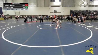 113 lbs Cons. Round 3 - Levi Goldin, School Of Grappling vs James Trieste, Hilton Jr Cadets Wrestling Club