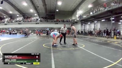 205 lbs Round 3 - Anna Kamm, Team Grind House Wrestling Club vs Karter Lutz, Centralia Wrestling Club