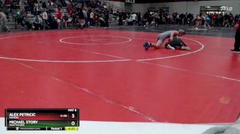 120 lbs Round 2 - Alex Petricic, Fishers vs Michael Story, Unattached