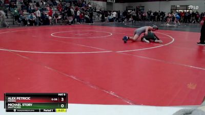 120 lbs Round 2 - Alex Petricic, Fishers vs Michael Story, Unattached