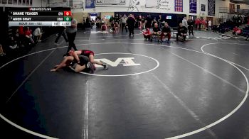 152 lbs Quarterfinal - Shane Yeager, Commodore Perry Hs vs Aden Shay, Slippery Rock Area Hs