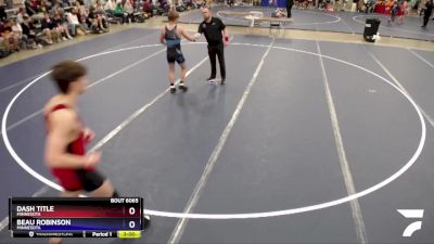 170 lbs Quarterfinal - Dash Title, Minnesota vs Beau Robinson, Minnesota