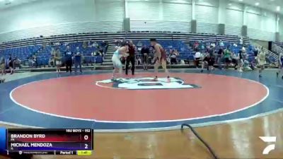 152 lbs Cons. Round 4 - Brandon Byrd, PA vs Michael Mendoza, IL