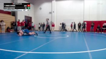 285 lbs Cons. Round 4 - Owen Corbin, Warsaw Tiger Wrestling vs Ayden Burton, Franklin Wrestling Club