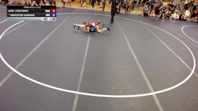 86 lbs 5th Place Match - Jase Lesetmoe, Pursuit Wrestling vs Kingston Gardas, Mustang Wrestling Club