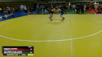 160 lbs Semis (4 Team) - Timothy DeSmet, Minneota vs Brayden Kyles-Lewis, STMA (St. Michael/Albertville)