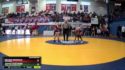 120 lbs Quarterfinal - Gelissa Reginald, Southport vs Sophia Buechner, Terre Haute North Vigo
