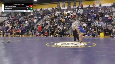 112 lbs Final - Raya Sentipal, Burgettstown vs Isla Silva, Mt. Lebanon