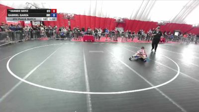 82 lbs 5th Place Match - Tanner Seitz, B.A.M. Training Center vs Gabriel Garza, Ringers Wrestling Club