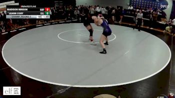 145 lbs. Champ. Round 3 - Leann Cory, Collinsville vs Madison Minson, Hampshire