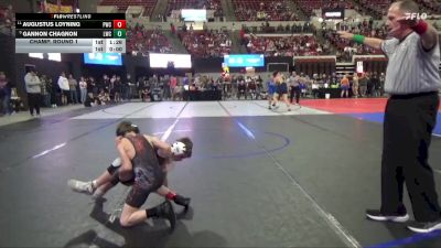 70 lbs Champ. Round 1 - Augustus Loyning, Powell Wrestling Club vs Gannon Chagnon, Lights Wrestling Club