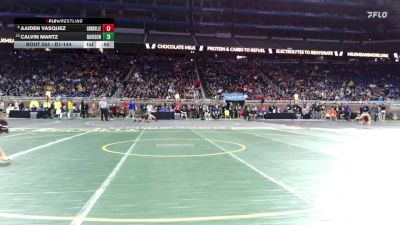 D1-144 lbs Cons. Round 2 - Calvin Martz, Davison vs Aaiden Vasquez, Grandville