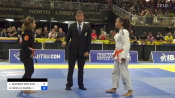 LUIZA MACEDO DOS SANTOS vs AMELIA NOELLE GUINN 2024 Pan Kids Jiu-Jitsu IBJJF Championship