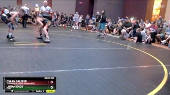 91 lbs Champ. Round 1 - Dylan Salemie, Terminator Wrestling Academy vs Logan Eads, Eads