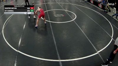 144 lbs Quarterfinals (8 Team) - Hunter Meyer, Plainview vs Ky Cargill, Central Valley