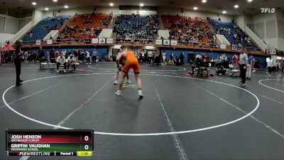165 lbs 1st Place Match - Josh Henson, Archbishop Curley vs Griffin Vaughan, McDonogh School