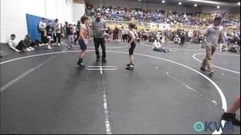 90 lbs Round Of 16 - Kolt Babot, Wolfpak Wrestling vs Jaxon Hines, Comanche Takedown Club
