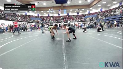 76 lbs Semifinal - Landon Heimbach, D3 Wrestling Cluib vs Kyzer Sanders, Standfast