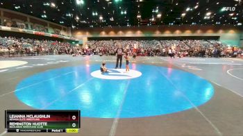 48-53 lbs Round 2 - Remington Huotte, Buckaroo Wrestling Club vs Leianna McLaughlin, Nevada Elite Wrestling