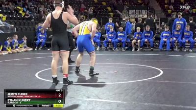 215 lbs Consolation Wb - Ethan Kunert, Humboldt vs Jeryn Funke, West Delaware, Manchester