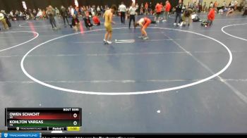 130 lbs Cons. Round 2 - Owen Schacht, WI vs Kohlton Vargas, TN