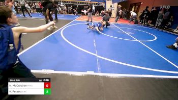 52 lbs Final - Nash McCuistion, Pryor Tigers vs Kaysen Peters, Dark Cloud Wrestling Club