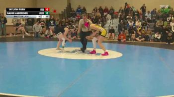 130 lbs Champ. Round 2 - Jaylynn Ruby, Lingle-Ft. Laramie/Southeast vs Naomi Anderson, Moorcroft