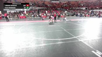 135 lbs Semifinal - Ariana Schacht, Askren Wrestling Academy vs Elia Peterson, Antigo