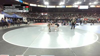 100 lbs Cons. Round 5 - Getsemani Poblete, Capistrano Valley vs Kaylia Maltos, Sunnyside