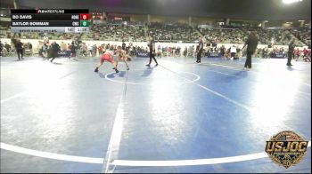 73 lbs Quarterfinal - Bo Davis, Honey Badgers Wrestling Club vs Baylor Bowman, Columbus Wrestling Club