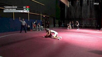 120 lbs 31st Place Match - Lyric Wellman, Independence vs Dominick Reicks, NH/TV
