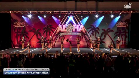 Champion Cheer Athletics - Heat [2026 L2 Senior - D2 - Small Day 2] 2026 Aloha Portland Showdown